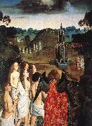 BOUTS, Dieric the Elder The Way to Paradise (detail) fgd oil painting on canvas